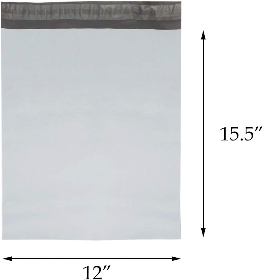 Poly Mailers 12"x15.5" Envelopes Shipping Bags Self Sealing, 2000 Bags
