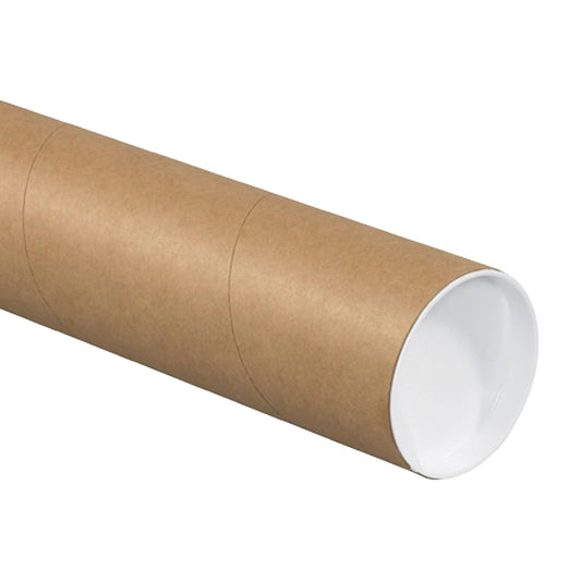 Aviditi Shipping Tubes 3" W x 26" L, 24-Pack | Cardboard Mailing Tube for Packing, Shipping and Mailing 326