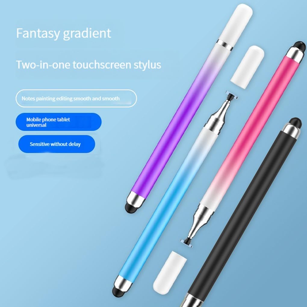 Stylus Pen for Touch Screens(5pack), 2 in 1 High Precision & Sensitivity Capacitive Pens for iPad iPhone Android Tablets and All Universal Touchscreen Devices