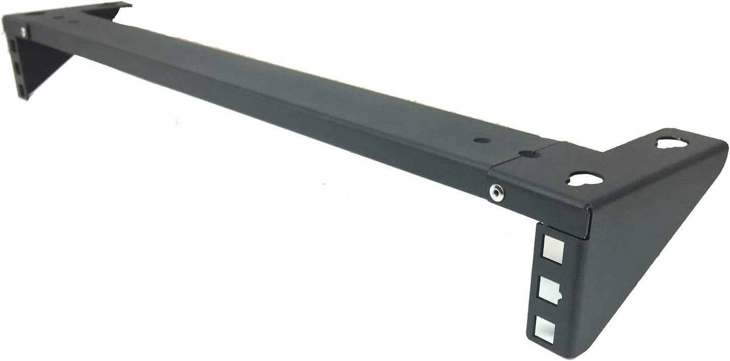 Jingchengmei 2 Pack of 1U Lightweight Foldable 19 Inch Steel Vertical Rack and Wall Mountable Server Rack Mount (2)