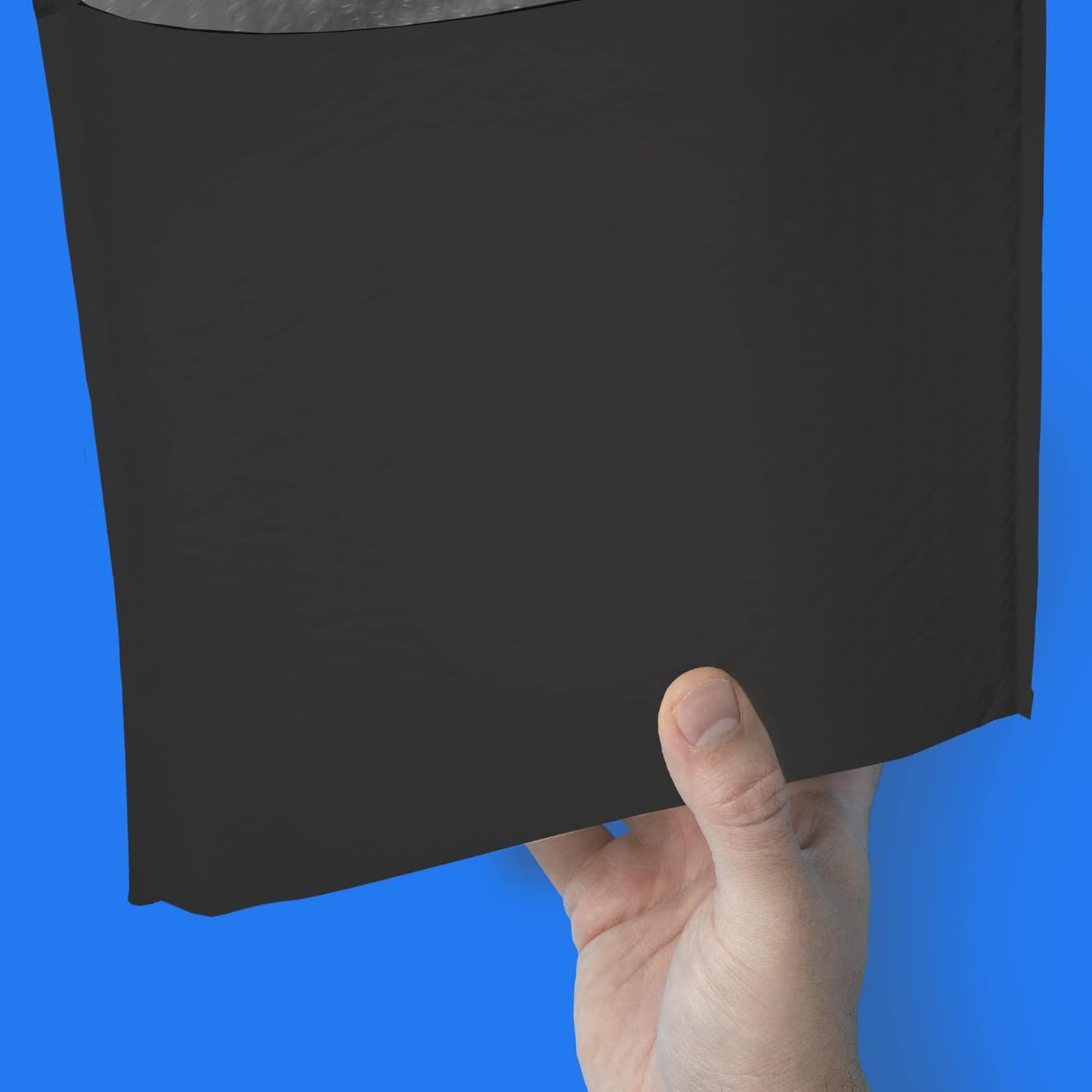 The Boxery Colored Poly Bubble Mailers (#0 6x10'', Black)
