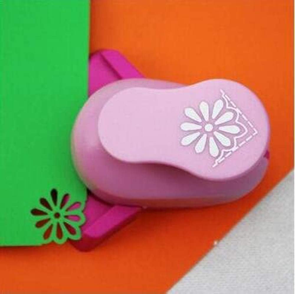 Fascola 1Pcs Embossing DIY Corner Paper Printing Card Cutter Scrapbook Shaper Large Embossing Device Hole Punch Kids Handmade Craft Gift, Total 12 Design (Style 3)
