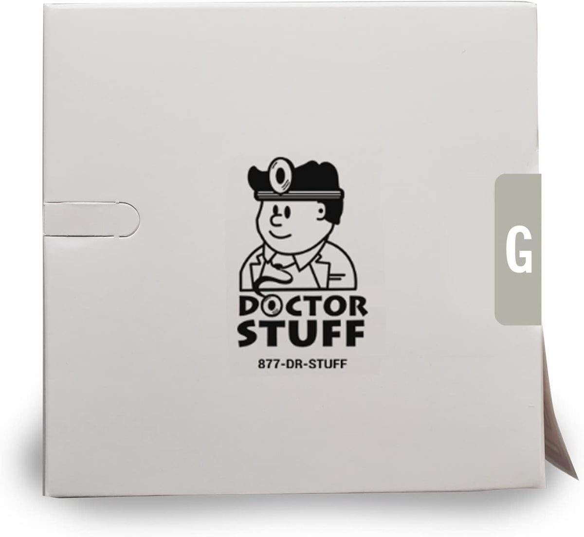Doctor Stuff - File Folder Labels, Alphabet Letter G, Compatible with Smead Alpha Z Acc/ACCS - SMSM Series Alpha Stickers Gray, 1-5/8" x 1”, 250/Roll