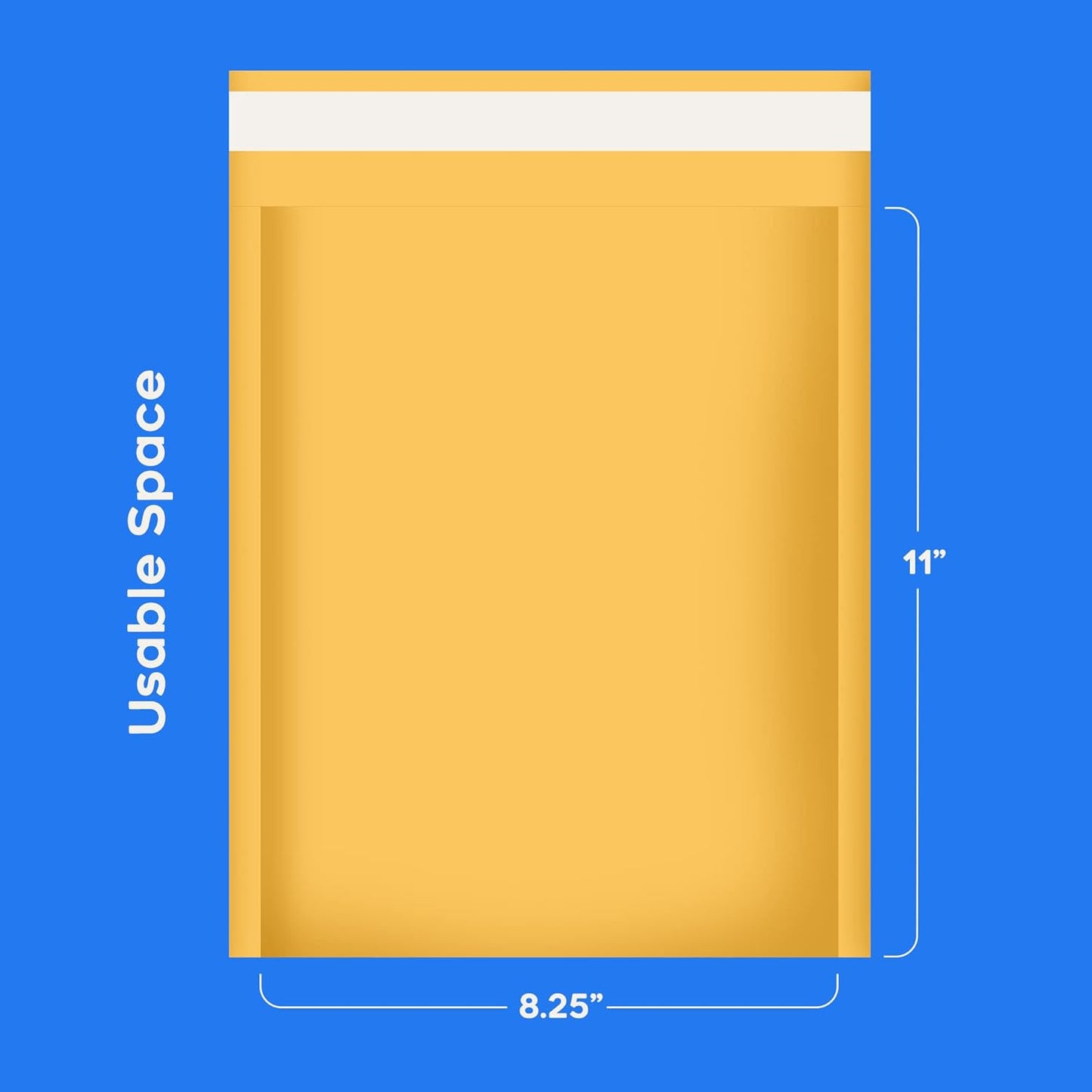 The Boxery 8.5”12” Kraft Bubble Mailers |100 Padded Envelopes Included - Self Sealing Shipping Bags - #2
