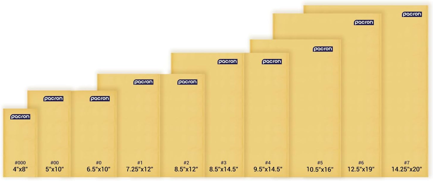 Kraft Bubble Mailers 100 Pack, 14.5 x 20 Inch Padded Shipping Envelopes, Yellow Mailing Envelopes for Documents & Packages, Durable & Lightweight, Made in USA