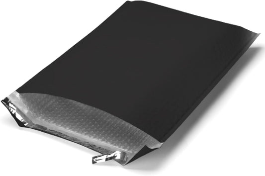 The Boxery Colored Poly Bubble Mailers (#5 10.5x16'', Black)