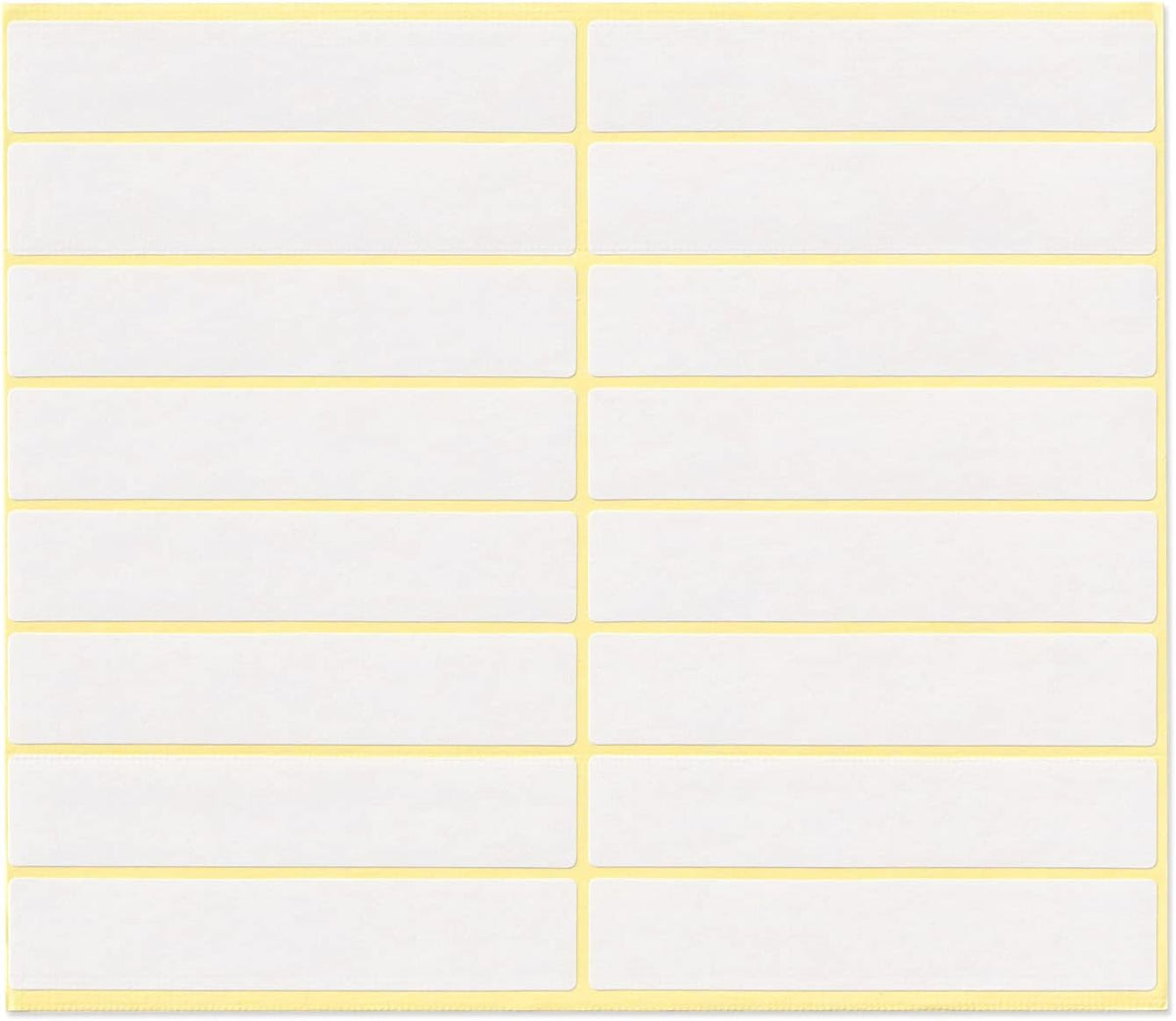 Self-Adhesive Writable Blank Paper Label Stickers - 17x85mm