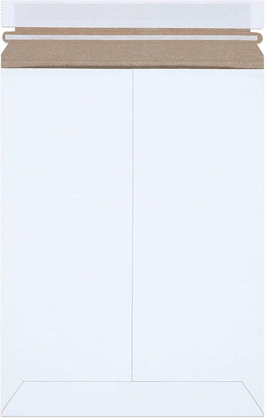 BOX USA StayFlat Mailer, 9"L x 11.5"W, Pack of 100 | Stayflats Envelope Keeping Photo, Document, Artwork Protected During Mailing and Shipping, 9x11.5