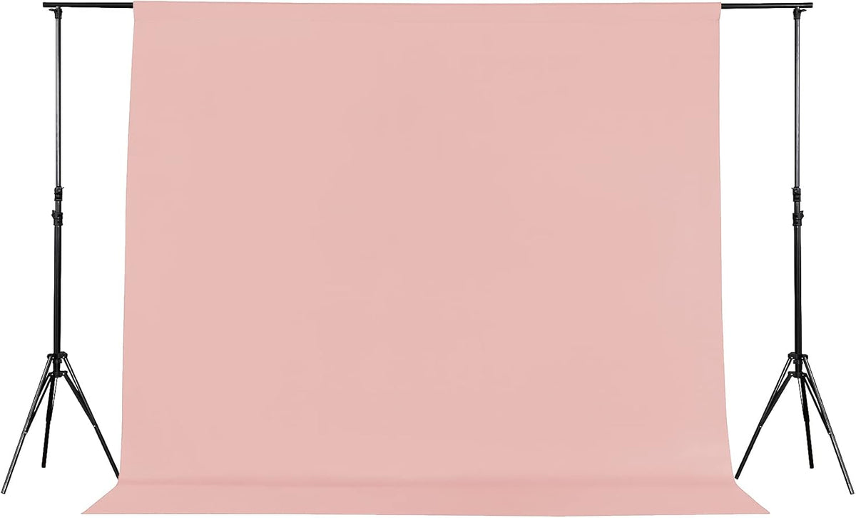 Joccun 7X10FT Light Pink Backdrop Background for Photography,Polyester Backdrop Curtain Background Screen for Photography,Photoshoot,Video Recording,Studio(6X9ft,Light Pink)