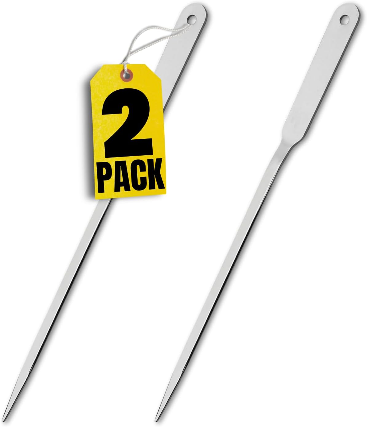 1InTheOffice Letter Opener, Stainless Steel Envelope Opener, 2 Pack