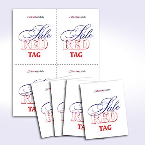 Laser and Inkjet Printer Postcards 4 up Per Page, White 5000 Cards (1250 Sheets) Same Size As Avery 05689 - Avery 08387