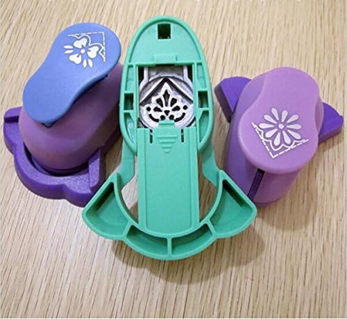 Fascola 1Pcs Embossing DIY Corner Paper Printing Card Cutter Scrapbook Shaper Large Embossing Device Hole Punch Kids Handmade Craft Gift, Total 12 Design (Style 8)