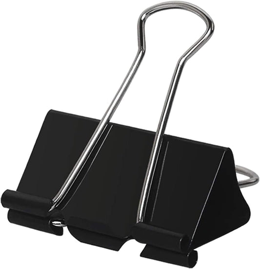 Extra Large Binder Clips 2 Inch (60 Pack), Heavy Duty Big Binder Clips Big Paper Clamps for Office and Home Supplies, Black