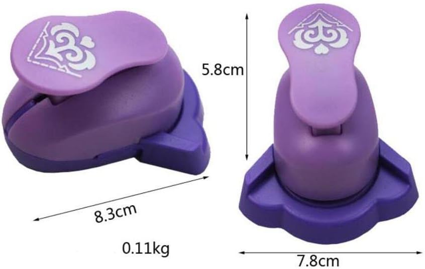 Fascola 1Pcs Embossing DIY Corner Paper Printing Card Cutter Scrapbook Shaper Large Embossing Device Hole Punch Kids Handmade Craft Gift, Total 12 Design (Style 3)