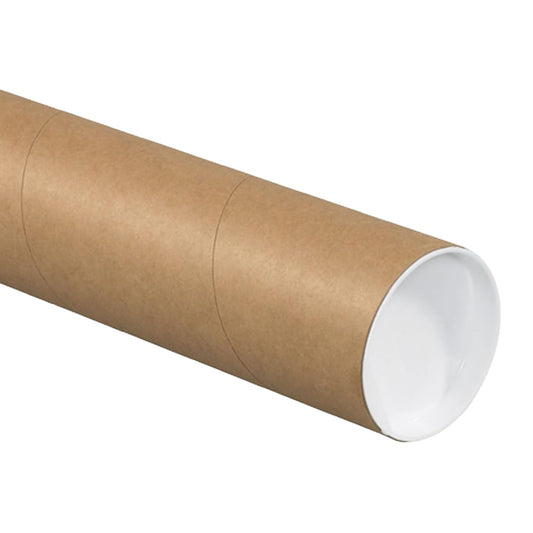 Aviditi Shipping Tubes 3" W x 24" L, 24-Pack | Cardboard Mailing Tube for Packing, Shipping and Mailing 324