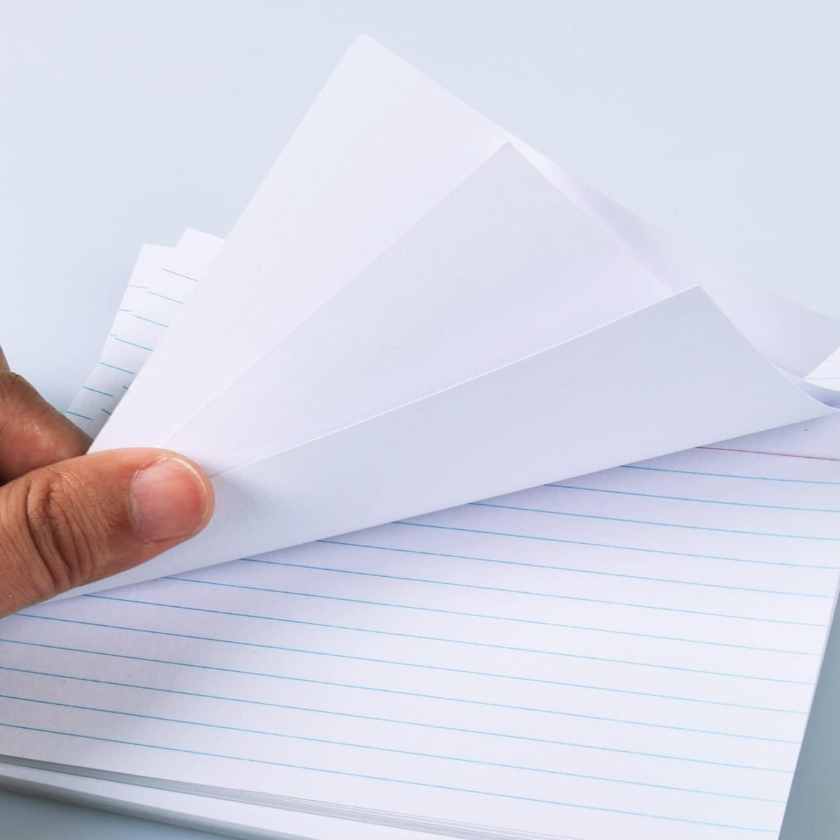 KAISA 4x6 Index Cards Flashcards 4"x6" Note Cards Ruled Index Card Lined Notecards, White 60 Sheet 4 Packs, KSU-07983