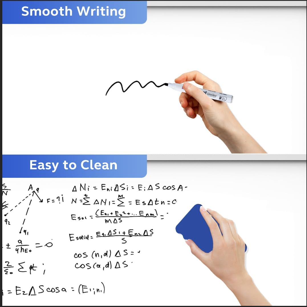 Rolling Whiteboard on Wheels, Double-Sided Magnetic Dry Erase Board with Stand, Mobile White Board for Office, Classroom, Home (32" x 48")