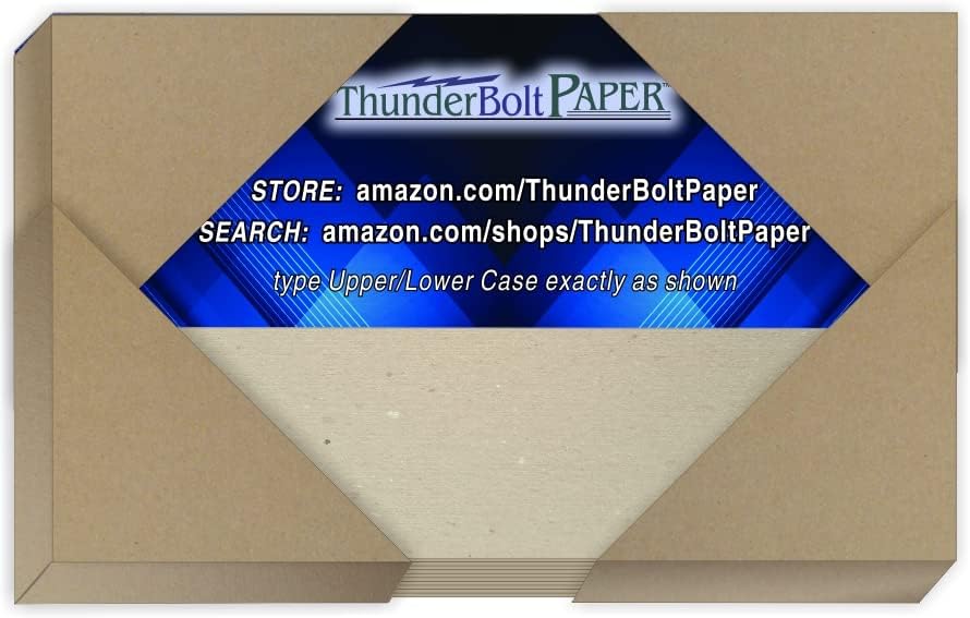 200 Sheets Chipboard 46pt (Point) 3 X 5 Inches Medium Weight Photo|Card Size .046 Caliper Thickness Cardboard Craft|Packing Brown Kraft Paper Board