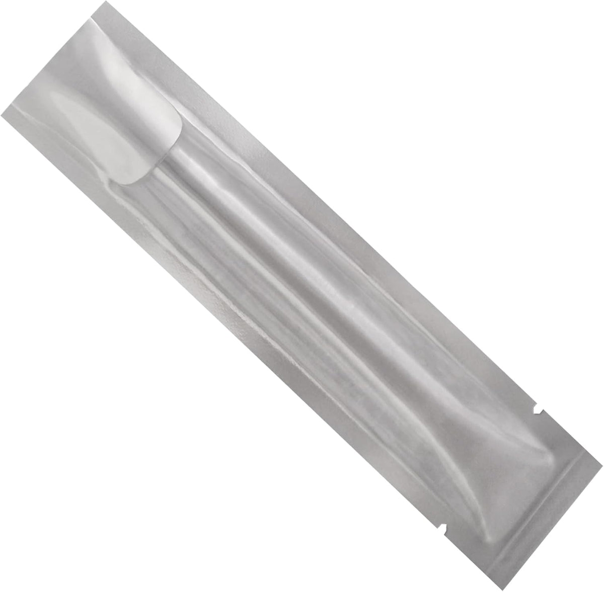 PABCK 100 Pcs 1.57x6.5 inch (inside size 1.18x6.1 inch) Clear Front Vacuum Heat Sealable Foil Bag Mylar Packets for Travel Sample Packaging Spice Candy Chololate Coffee Food Storage Aluminum Pouch
