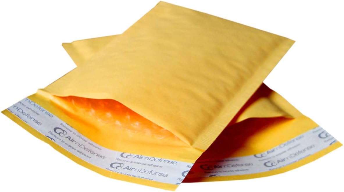 20/100/200/400/1000/2000/3000 pcs #2 8.5x12 Kraft Bubble Padded Envelopes Mailers Shipping Bags AirnDefense (200)