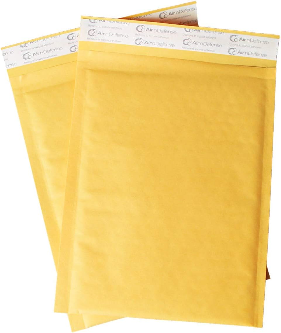 20/100/200/400/1000/2000/3000 pcs #2 8.5x12 Kraft Bubble Padded Envelopes Mailers Shipping Bags AirnDefense (400)