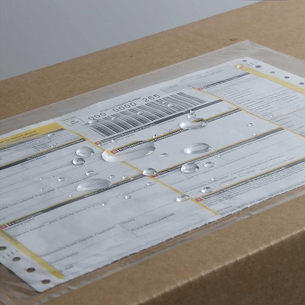 7.5'' x 5.5'' Packing List Pouches, Shipping Label Envelopes Clear Adhesive Top Loading Packing List - 1000 Packs