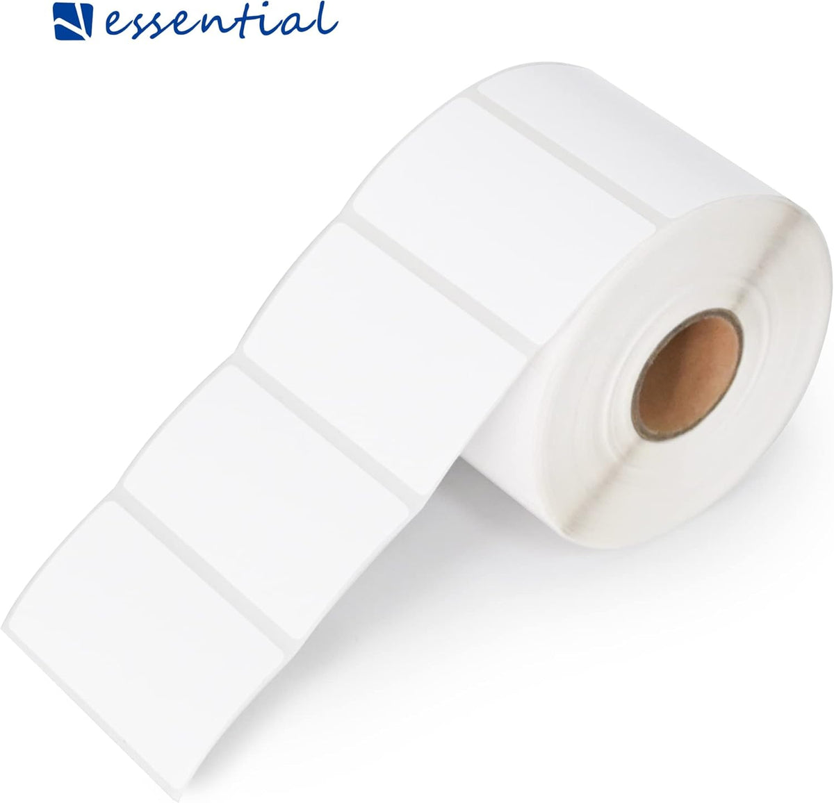 ESSENTIAL 2.25"x 1.25" (57mm ×32mm) Direct Thermal Barcode Labels, Shipping Labels, Compatible with Zebra & Rollo Label Printer, 1000 Label of Roll (12 Rolls, 12000 Tags)
