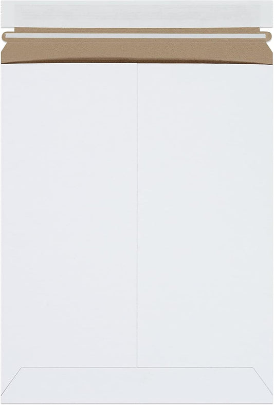 BOX USA StayFlat Mailer, 9.75"L x 12.25"W, Pack of 100 | Stayflats Envelope Keeping Photo, Document, Artwork Protected During Mailing and Shipping, 9.75x12.25