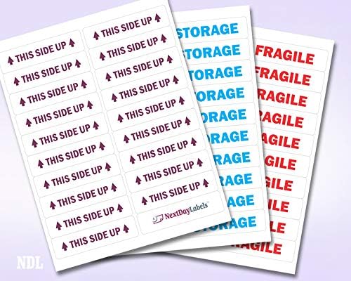 NextDayLabels – 4” x 1" Rectangular Sticker Labels for Printer - White Laser/Inkjet Printer Labels Return Address Labels Shipping Label Stickers (50 Sheets, 20 Per Sheet, 10000 Labels)