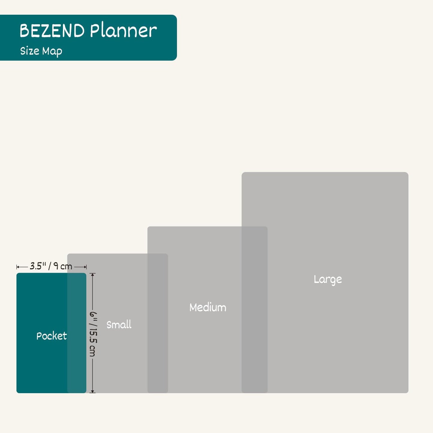 BEZEND Pocket Planner 2025-2026 Weekly with 2 Columns, 18-Month Academic Calendar (Jul 25-Dec 26), Life Work Appointment, Storage Pocket, Pen Holder, PU Leather Hardcover 3.5" x 6" - Mustard
