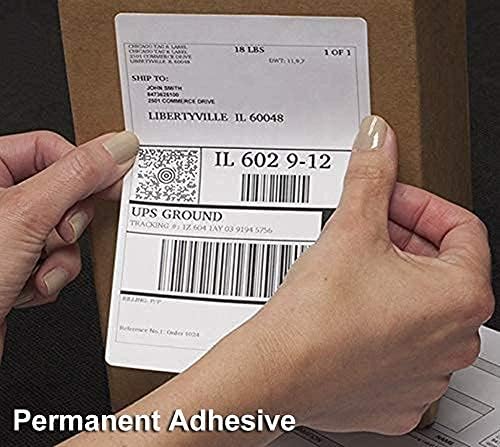 Shipping Label with Rounded Corner, 8.5 x 5.5 Inches Half Sheet Self Adhesive Shipping Address Labels for Laser and Inkjet Printer, 1000 Sheets 2000
