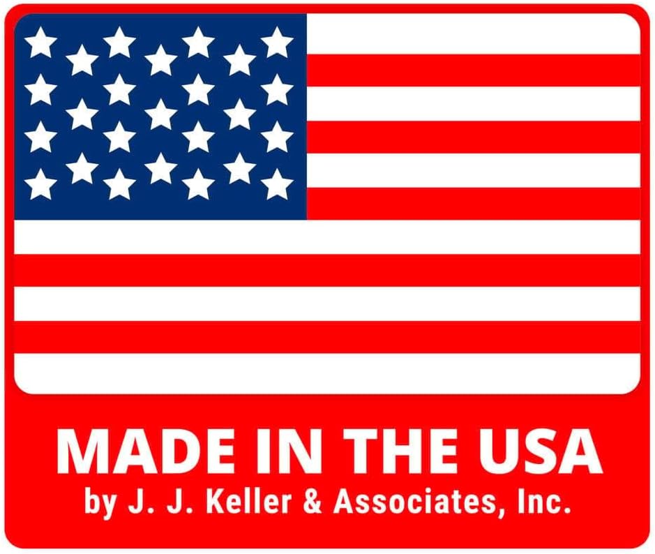 J. J. Keller 50-Pack, Record of Annual Inspection Form with Inspection Decal, 2-Ply Carbonless Form, DOT Compliant