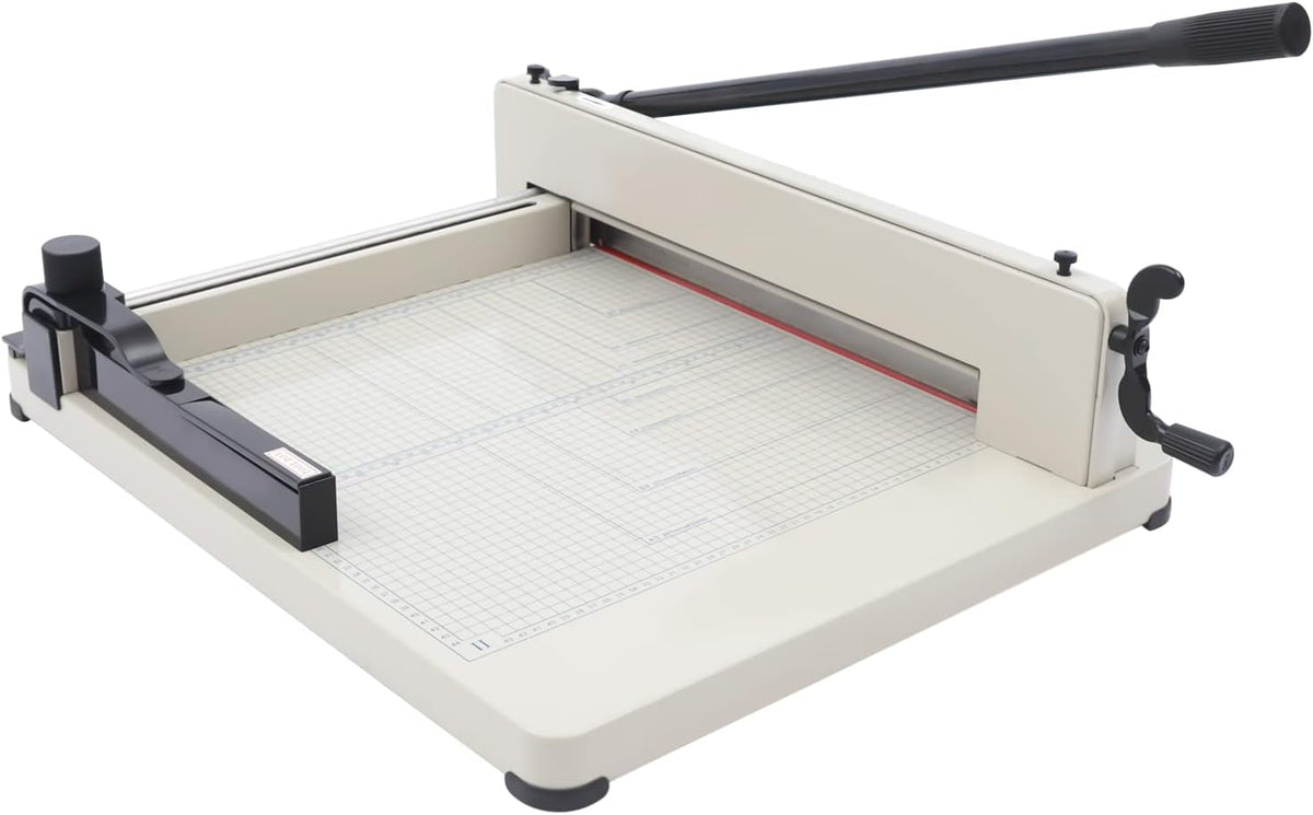 17" Guillotine Paper Cutter A3 Heavy Duty Paper Cutter with Safety Lock Precision Paper Trimmers for Cards PVC Paper Slicer for Office School