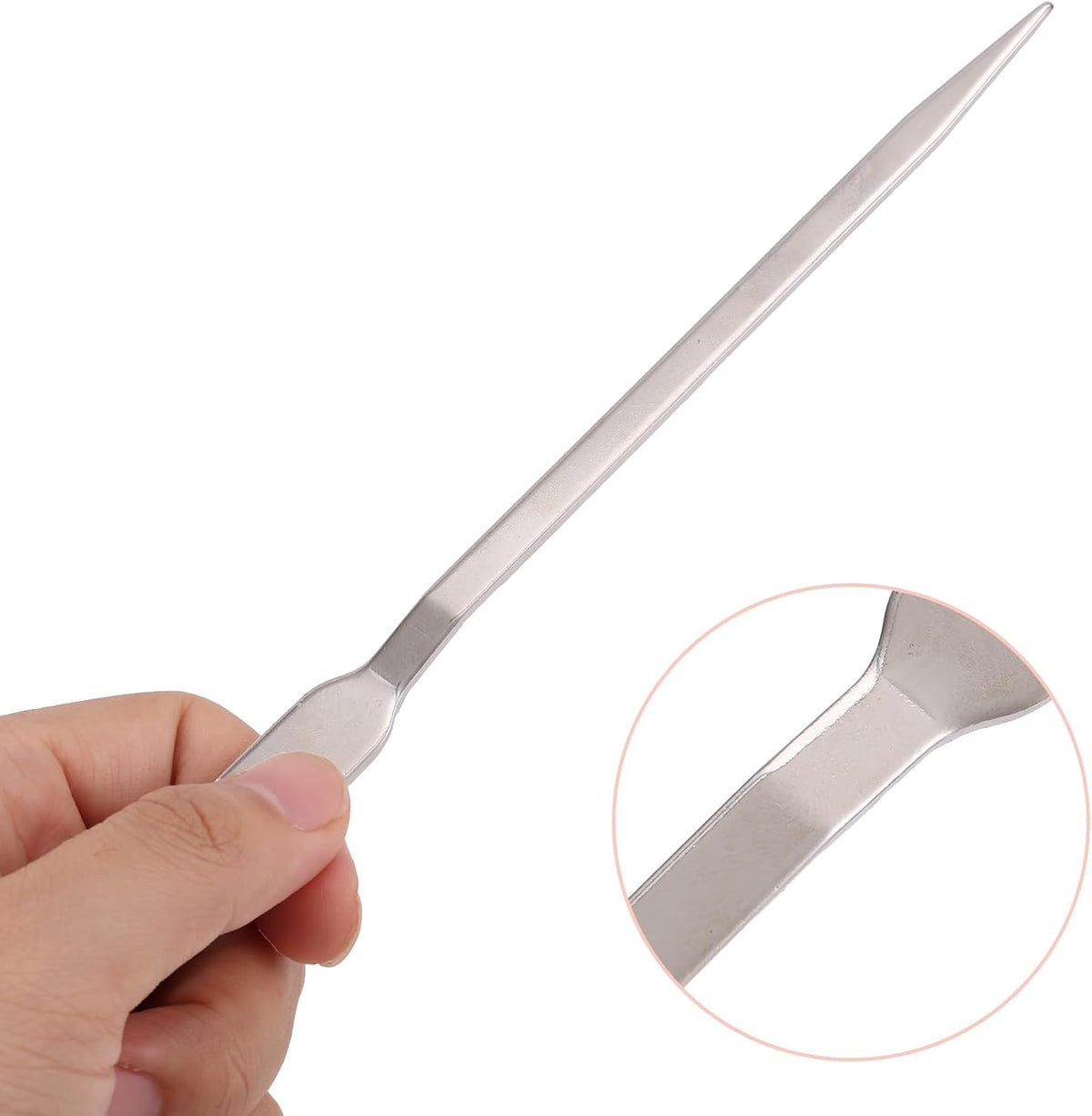 4pcs Letter Opener Envelope Slitter, Stainless Steel Mail Opener Tool Envelope Wrapping Paper Cutter for Home Office School Opening Mail Gift Wrap (Silver)