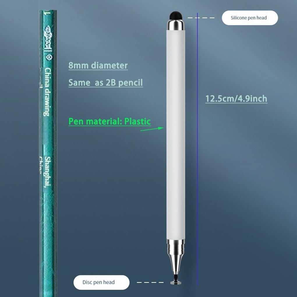 Stylus Pen for Touch Screens(5pack), 2 in 1 High Precision & Sensitivity Capacitive Pens for iPad iPhone Android Tablets and All Universal Touchscreen Devices