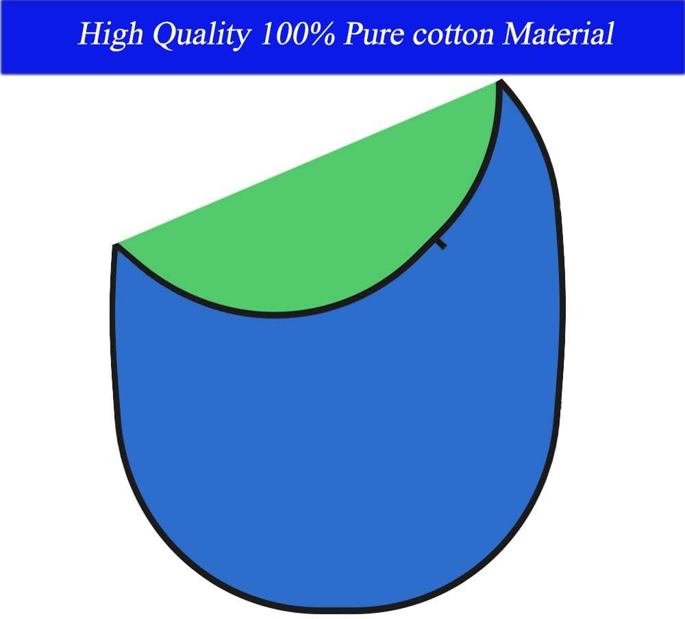 5x6.6ft/1.5×2m Chromakey Backdrop, 2-in-1 Green Screen and Blue Screen, Collapsible Pop Up Reversible Background for Photography Studio, Live Streaming, Video Shooting, YouTube(Green/Blue)