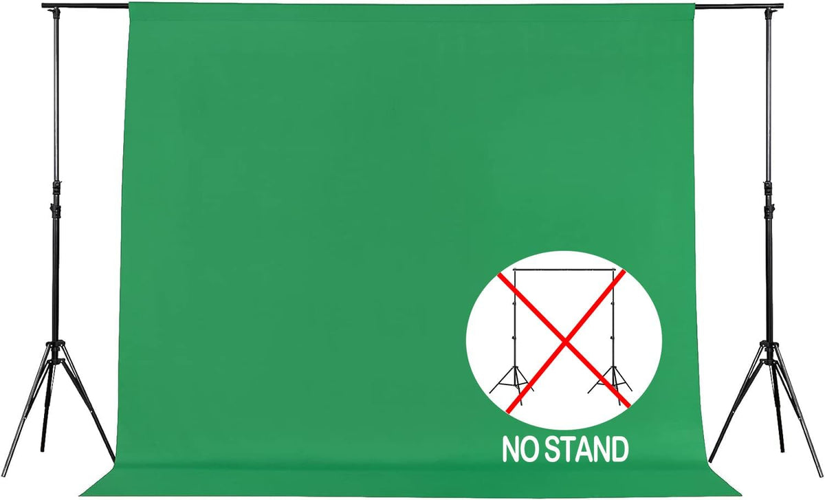 Joccun 8X10FT Green Backdrop Background for Photography,Polyester Backdrop Curtain Background Screen for Photography,Photoshoot,Video Recording,Studio(8X10ft,Green)