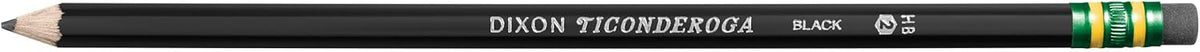 Dixon Ticonderoga Wood-Cased #2 Pencils, Pre-Sharpened, Pack of 60, Black (13915) (60)