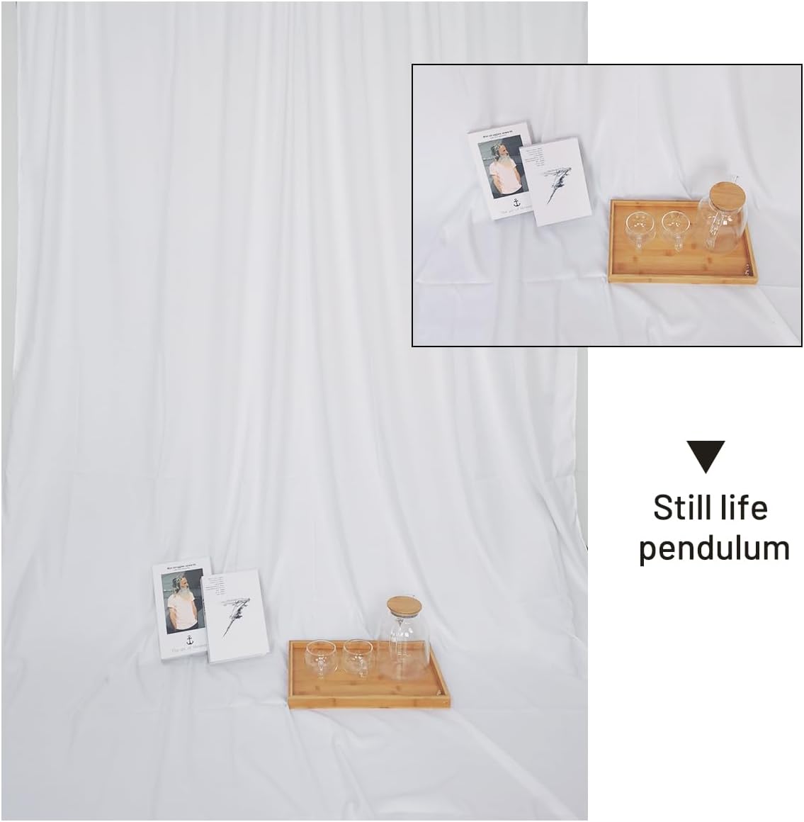 White Backdrop Background 10X13FT Large Photography Backdrop Photo Background Screen for Photography Photo Booth Backdrops for Photoshoot Background Screen Parties Curtain