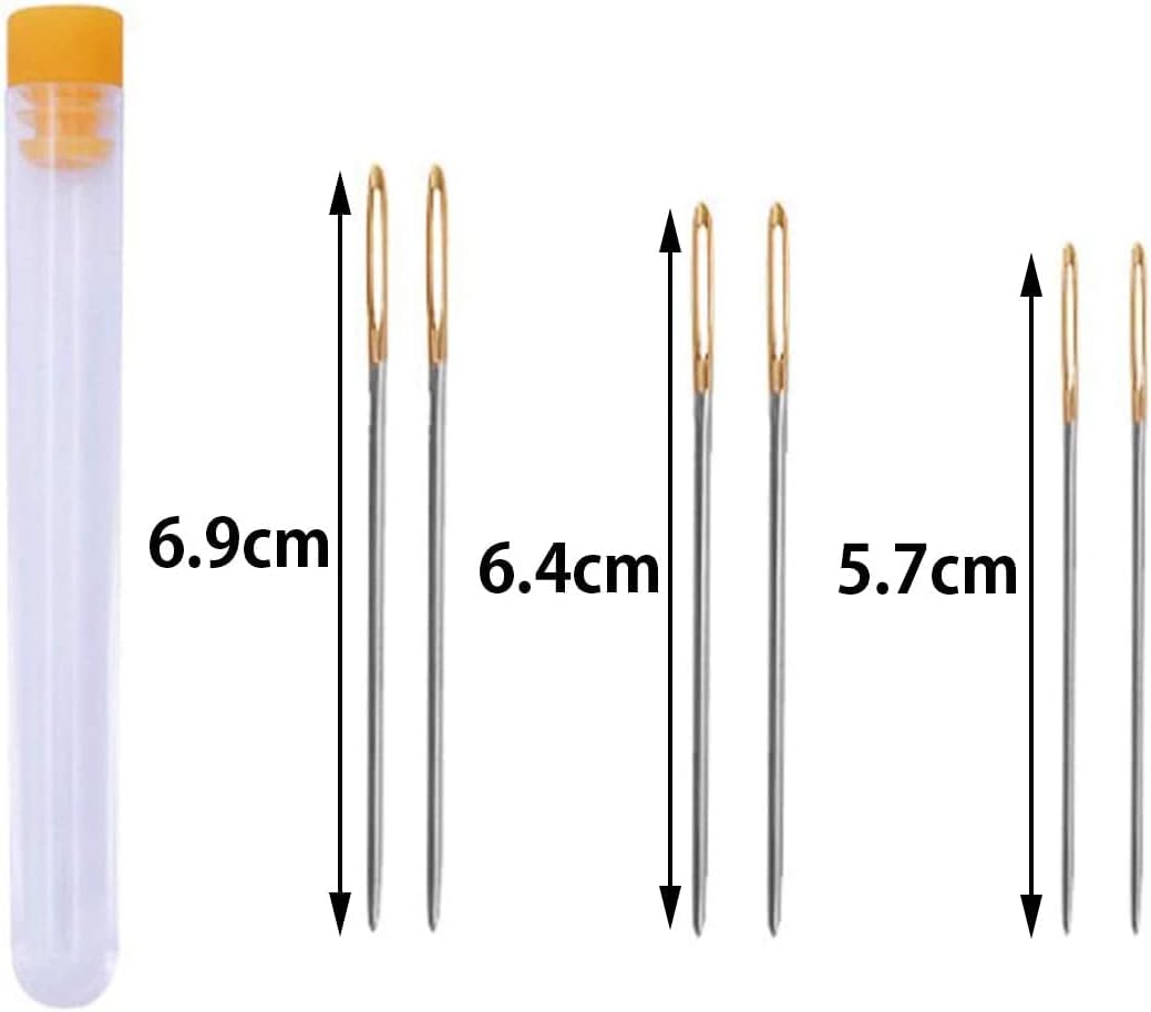 11 Pieces Bookbinding Kit Starter Tools Set Bone Folder Paper Creaser, Waxed Thread, Awl, Large-Eye Needles for DIY Bookbinding Crafts and Sewing Supplies