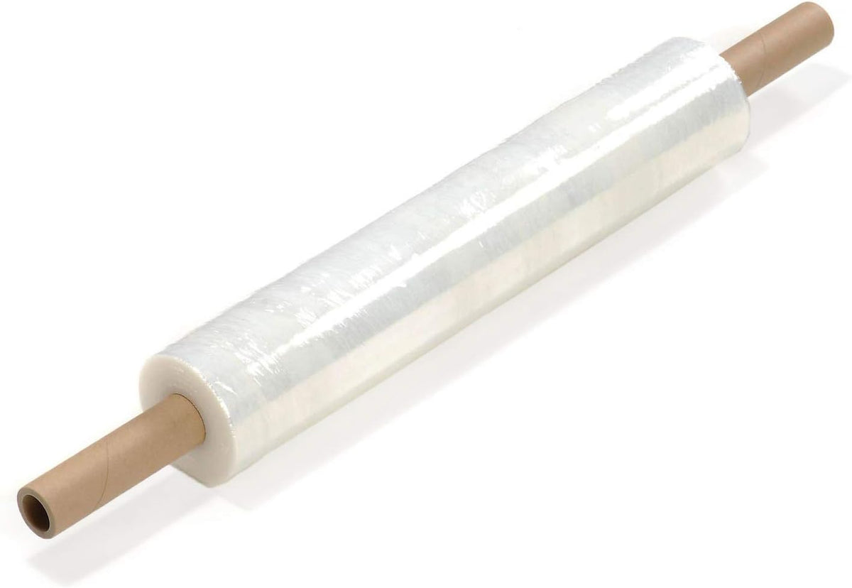 PackageZoom 20 inch x 1000 Feet Stretch Wrap with Handle, Clear Stretch Film, 4 Rolls
