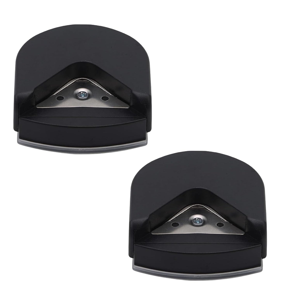 2Pcs Black 4mm Radius Corner Rounder Punch Paper Corner Rounder Hole Cutter for Photo, Corner Cutter Tool, Paper Crafts