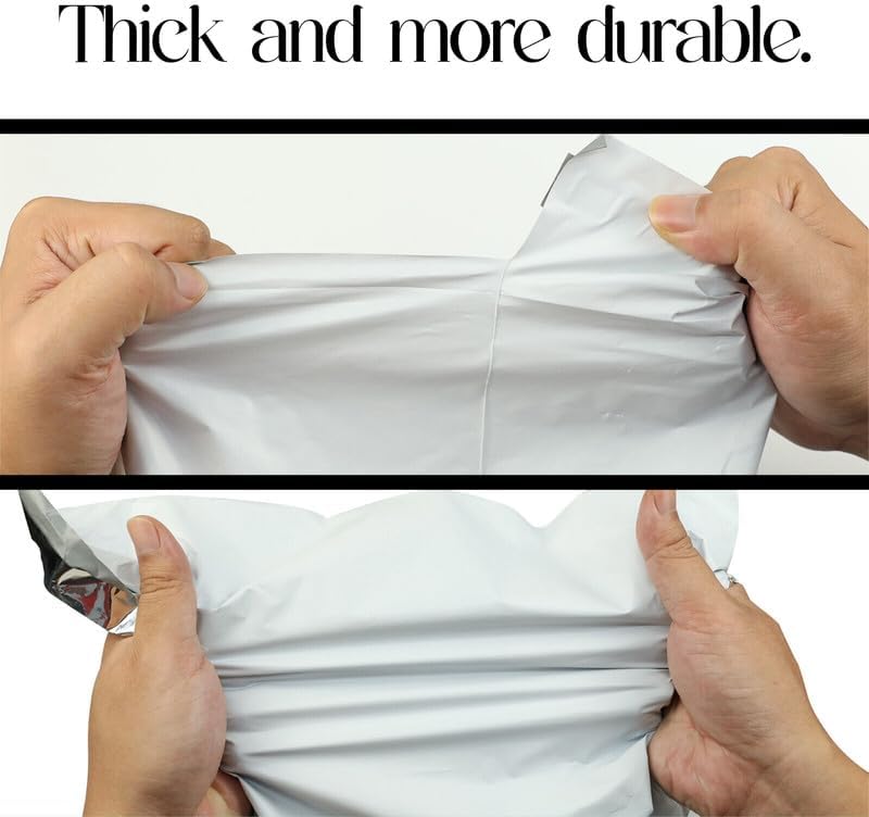 9 x 12 500pcs Shippozz Poly Mailers – Durable Shipping Envelopes with Strong Adhesive Seal, Waterproof and Tear-Resistant Design – Ideal for Clothing, Books, and Accessories