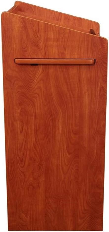 Pemberly Row Modern Wood Aristocrat Non-Sound Lectern in Cherry