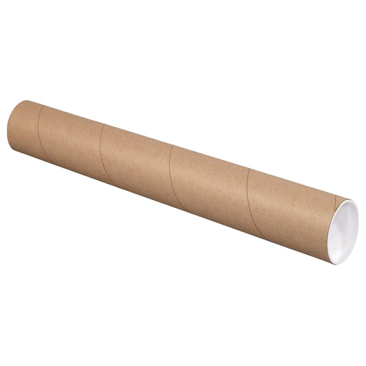 Aviditi Shipping Tubes 3" W x 16" L, 24-Pack | Cardboard Mailing Tube for Packing, Shipping and Mailing 316