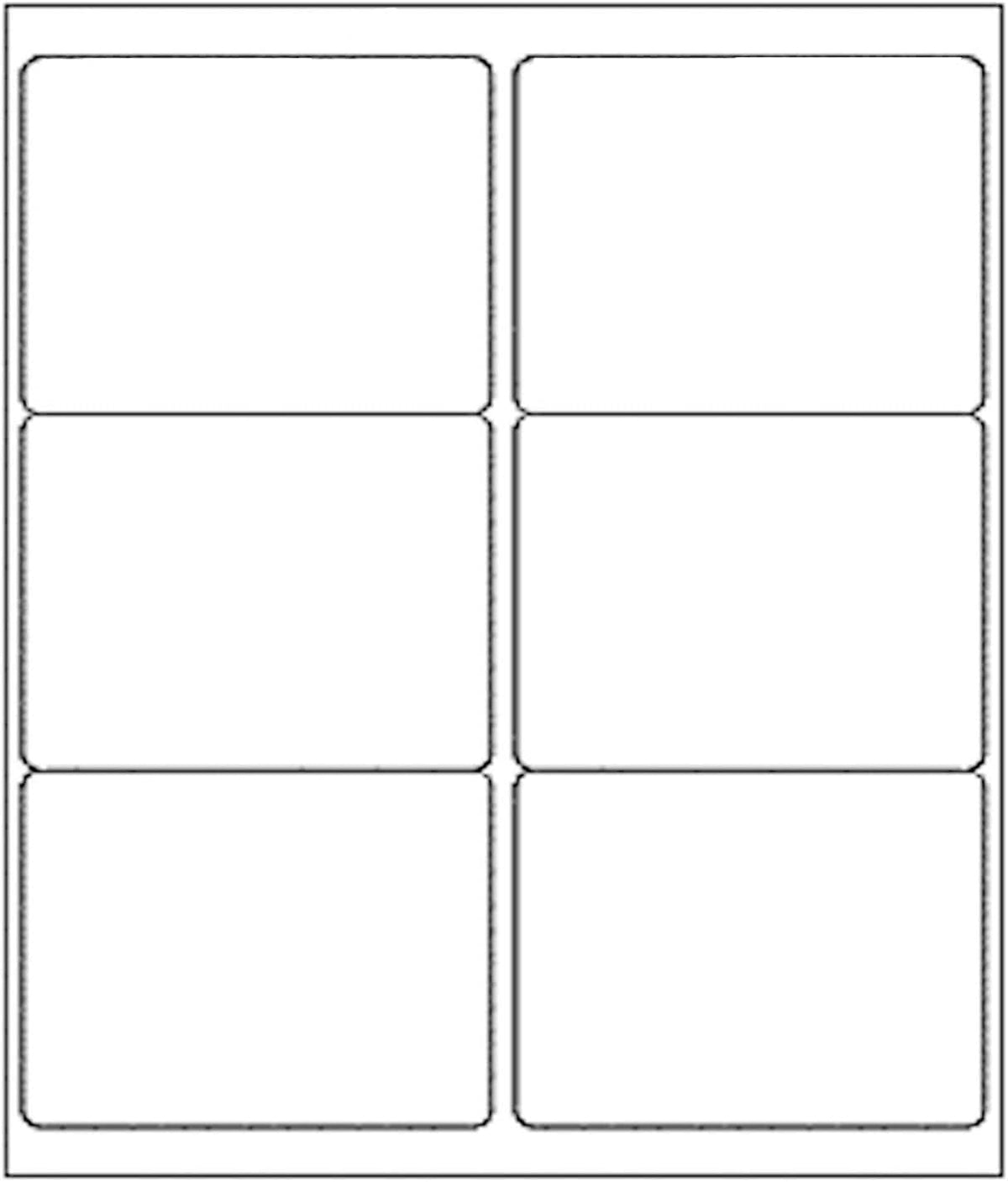 BESTEASY 3 1/3" x 4" Labels Shipping Labels for Laser Inkjet Printers, 6 Up Self Adhesive FBA Address Labels, White Matte Mailing Label Stickers (1000 Sheets, 6000 Labels)