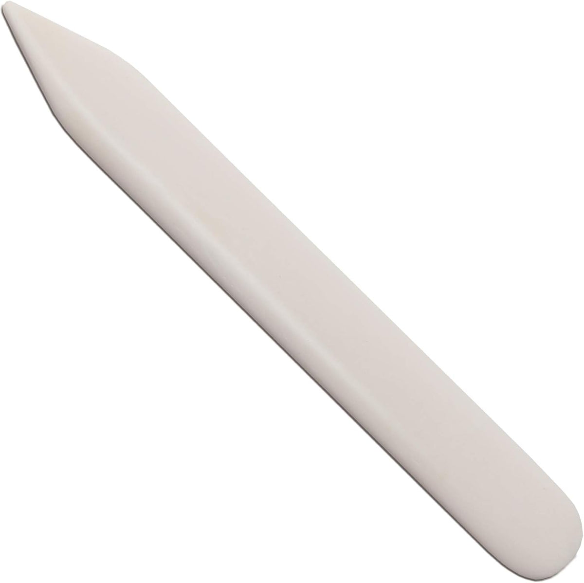 VENCINK 8 inch Genuine Bone Folder Natural Origami Paper Creaser Scoring Folding Tool for Leather Cards DIY Handmade Bookbinding Burnishing Shaping Creasing (100% Real Cattle Bone)