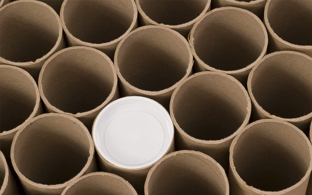 MagicWater Supply Mailing Tube - 3 in x 24 in - Kraft - 1 Pack - for Shipping and Storage of Posters, Arts, Crafts, and Documents