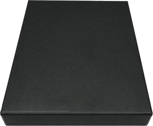 Golden State Art, Archival Folio Storage Box 16x20, Clamshell Design with Metal Edge, Preserve And Store Photos Documents Cards Prints Arts Crafts DIY, Black