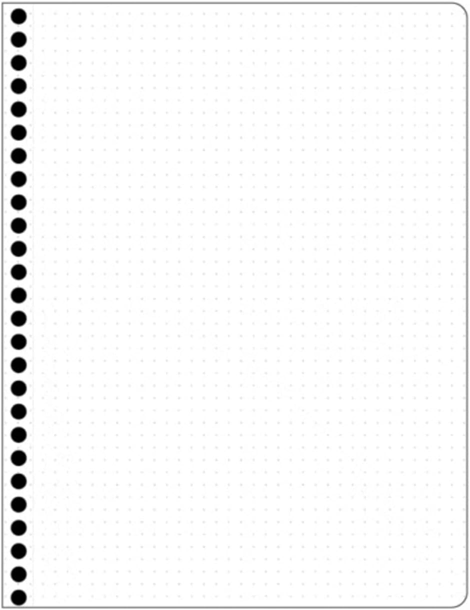 Decomposition Mosaic Dot Grid Spiral Notebook - 9.75 x 7.5 Journal with 144 Dot Grid Pages - 100% Recycled Paper - Notebooks for School Supplies, Home & Office - Made in USA